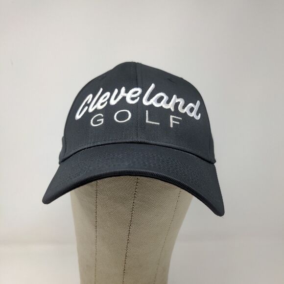 Cleveland Golf Men's Strapback Hat Black Adjustable Embroidered Logo - Picture 2 of 13